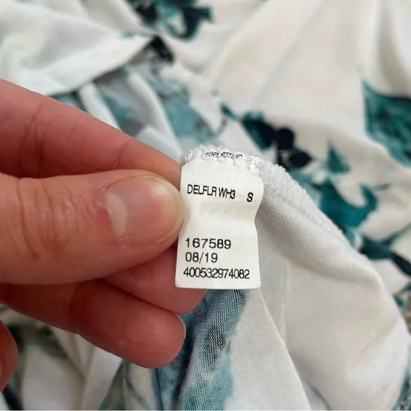 APT.9 Essentials White Floral Print Top Women’s Size Small - Picture 6 of 6